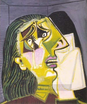  man - The Weeping Woman 10 1937 cubism Pablo Picasso